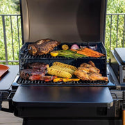 Ironwood Wi-Fi Pellet Grill and Smoker in Black with Cover