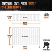 Pro 780 Wifi Pellet Grill and Smoker in Black