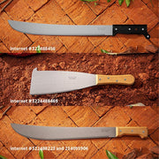 18 in. Machete with Carbon Steel Blade and Wood Handle with Nylon Sheath