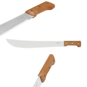 18 in. Machete with Carbon Steel Blade and Wood Handle with Nylon Sheath