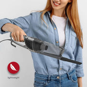 Ionvac Zip Vac 3-in-1 Bagless Corded HEPA Floor and Carpet Stick Vacuum in Gray