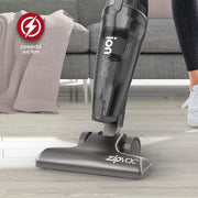 Ionvac Zip Vac 3-in-1 Bagless Corded HEPA Floor and Carpet Stick Vacuum in Gray