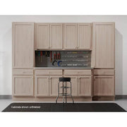24 in. W x 24 in. D x 34.5 in. H Assembled Base Kitchen Cabinet in Unfinished with Recessed Panel