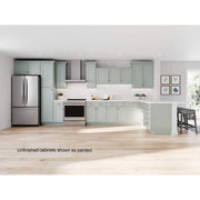 24 in. W x 24 in. D x 34.5 in. H Assembled Base Kitchen Cabinet in Unfinished with Recessed Panel