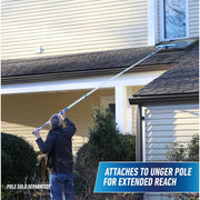 ProFlex 2-in-1 18 in. Window Cleaner Squeegee and  Scrubber Combi