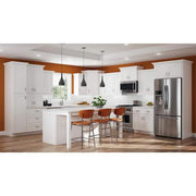 Richmond Verona White Plywood Shaker Ready to Assemble Wall Kitchen Laundry Cabinet Sft Cls 24 in W x 12 in D x 18 in H