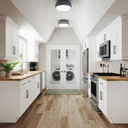 Richmond Verona White Plywood Shaker Ready to Assemble Wall Kitchen Laundry Cabinet Sft Cls 24 in W x 12 in D x 18 in H