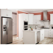Richmond Verona White Plywood Shaker Ready to Assemble Wall Kitchen Laundry Cabinet Sft Cls 24 in W x 12 in D x 18 in H