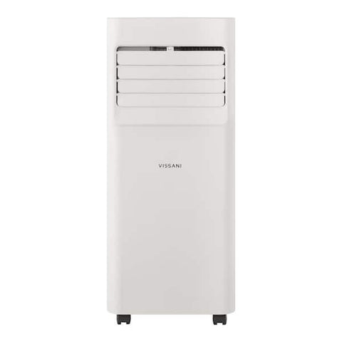 5,000 BTU (DOE) 115-Volt Portable Air Conditioner Unit Cools up to 150 sq. ft. with Dehumidifier and Remote in White