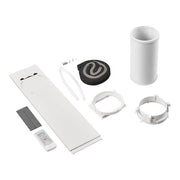 5,000 BTU (DOE) 115-Volt Portable Air Conditioner Unit Cools up to 150 sq. ft. with Dehumidifier and Remote in White