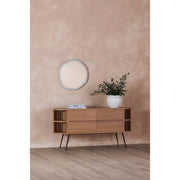 Calantha 24 in. W x 24 in. H Lantha Small Wall Mirror - White