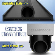 10 ft. Black Universal Weatherproof Rubber Seal Strip Installs Easily for Garage Door Top and Seal