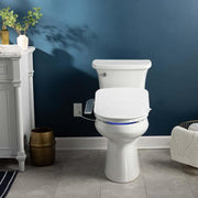 HD-7000 Electric Bidet Seat for Elongated Toilets in White with Fusion Heating Technology
