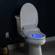 HD-7000 Electric Bidet Seat for Elongated Toilets in White with Fusion Heating Technology