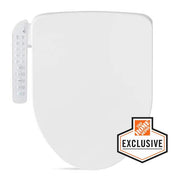 HD-7000 Electric Bidet Seat for Elongated Toilets in White with Fusion Heating Technology