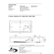 Bootz Industries 60" Soaking Tub