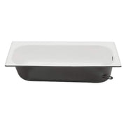 Aloha 60 in. x 30 in. Soaking Bathtub with Left Drain in White