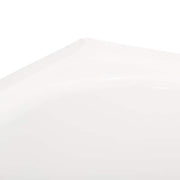 Aloha 60 in. x 30 in. Soaking Bathtub with Left Drain in White