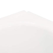 Aloha 60 in. x 30 in. Soaking Bathtub with Left Drain in White