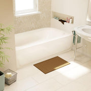 Aloha 60 in. x 30 in. Soaking Bathtub with Left Drain in White