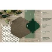 Premier Accents White Carrara 12 in. x 12 in. Marble Hexagon Mosaic Tile (1 sq. ft. / piece)