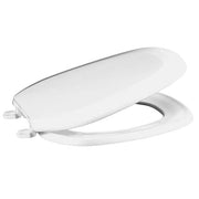 Eljer Emblem Round Closed Square Front Toilet Seat in White