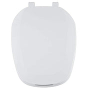 Eljer Emblem Elongated Square Closed Front Toilet Seat in White