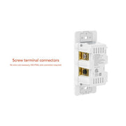 White Smart Paddle Dimmer for CFL, Halogen, Incandescent, LED, 1-Pack Powered by Hubspace