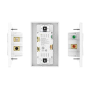 White Smart Paddle Dimmer for CFL, Halogen, Incandescent, LED, 1-Pack Powered by Hubspace