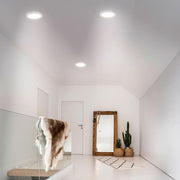 Flexinstall LED 8 in. White Disklight Recessed Ceiling Light for Home with 5CCT + DuoBright Dimming