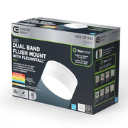Flexinstall LED 8 in. White Dual Band Recessed Ceiling Light for Home with 5CCT + DuoBright Dimming
