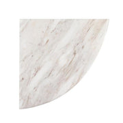 Daybreak White 7.625 in. x 7.625 in. Polished Marble Wall Mount Corner Shelf Tile