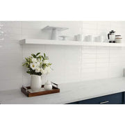 LuxeCraft White 3 in. x 12 in. Glazed Ceramic Subway Wall Tile (12 sq. ft. /case)