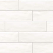 LuxeCraft White 3 in. x 12 in. Glazed Ceramic Subway Wall Tile (0.25 sq. ft./Each)