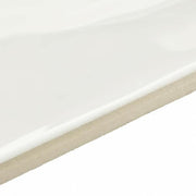 LuxeCraft White 3 in. x 12 in. Glazed Ceramic Subway Wall Tile (0.25 sq. ft./Each)