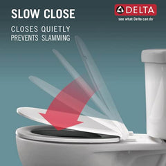 Delta Foundations Elongated Toilet