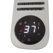 1500-Watt 19.3 in. Electric Ceramic Heater in White with LED Digital Display