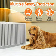 1500-Watt 19.3 in. Electric Ceramic Heater in White with LED Digital Display