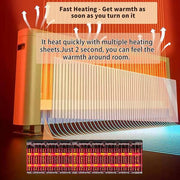 1500-Watt 19.3 in. Electric Ceramic Heater in White with LED Digital Display