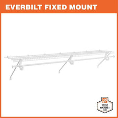 Everbilt 6ft Fixed Mount Closet Kit