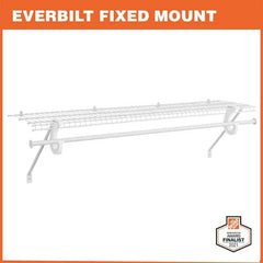 Everbilt 48 in White Closet Kit