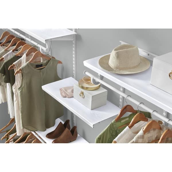 Everbilt 5 ft. - 8 ft. Decorative Closet Organizer Kit - Thumbnail 3