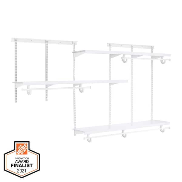 Everbilt 5 ft. - 8 ft. Decorative Closet Organizer Kit - Thumbnail 2
