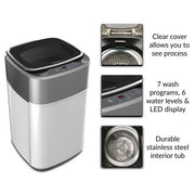 1.0 cu. ft. Portable Top Load Washing Machine in White