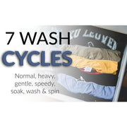 1.0 cu. ft. Portable Top Load Washing Machine in White