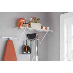 Everbilt Adjustable White Closet Shelf