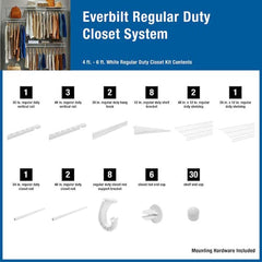 Everbilt Regular Duty Closet Organizer