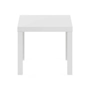 Classic 20 in. White Square Wood End Table