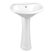 Shelburne 8.2 in. Pedestal Sink Basin in White Vitreous China