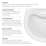 Glacier Bay White Pedestal Sink